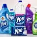 Produtos Ypê de limpeza em destaque, incluindo lava-roupas, desinfetantes e detergentes, após liberação parcial pela Anvisa.