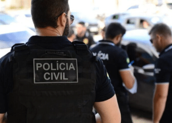 Polícia Civil em operação de fiscalização nas ruas do Brasil.