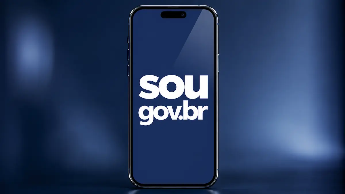 Celular exibe o SOUGOV.BR, plataforma usada para acompanhar o status do processo de posse.