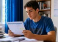 Estudante consulta calendário, representando o acompanhamento das datas dos principais vestibulares de 2027.