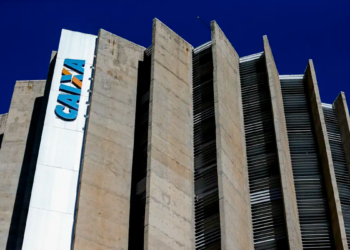 Fachada do edifício sede da Caixa Econômica Federal.