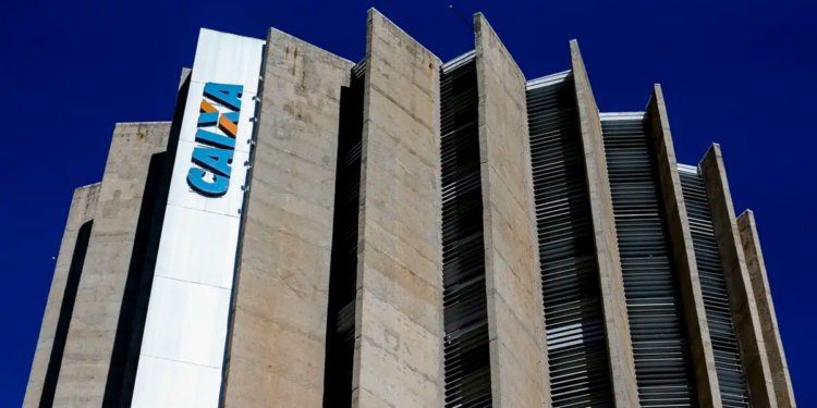 Fachada do edifício sede da Caixa Econômica Federal.
