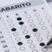 Gabarito de prova com marcações representa o prazo para envio de recursos do Enamed e Revalida.