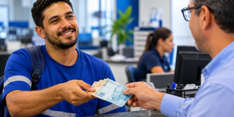 Trabalhador recebe pagamento em dobro por serviço realizado no feriado.