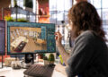 Imagem ilustrativa: estudante usa software de projeto 3D no computador, cena ligada ao AutoCAD grátis para estudante