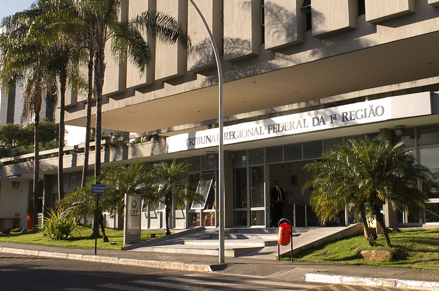 Fachada do Tribunal Regional Federal da 1ª Região, em Brasília, um dos tribunais que pagam os atrasados do INSS