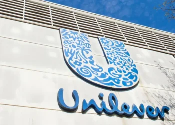 Fachada com logotipo da Unilever.