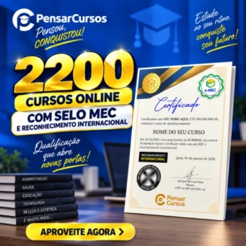 Pensar Cursos: 2200 cursos online com selo MEC e reconhecimento internacional
